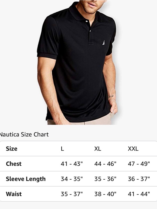 Nautica Other - Classic Black Polo Shirt with Sail Logo- NWT- Men XL $25